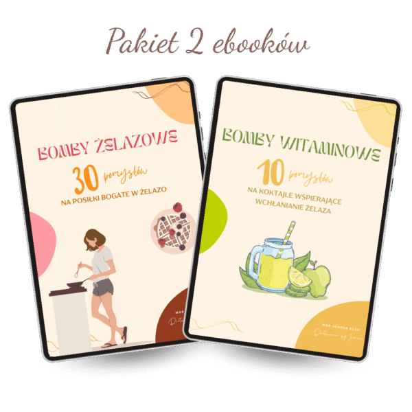 Pakiet foodbooków – bomby żelazowe i witaminowe